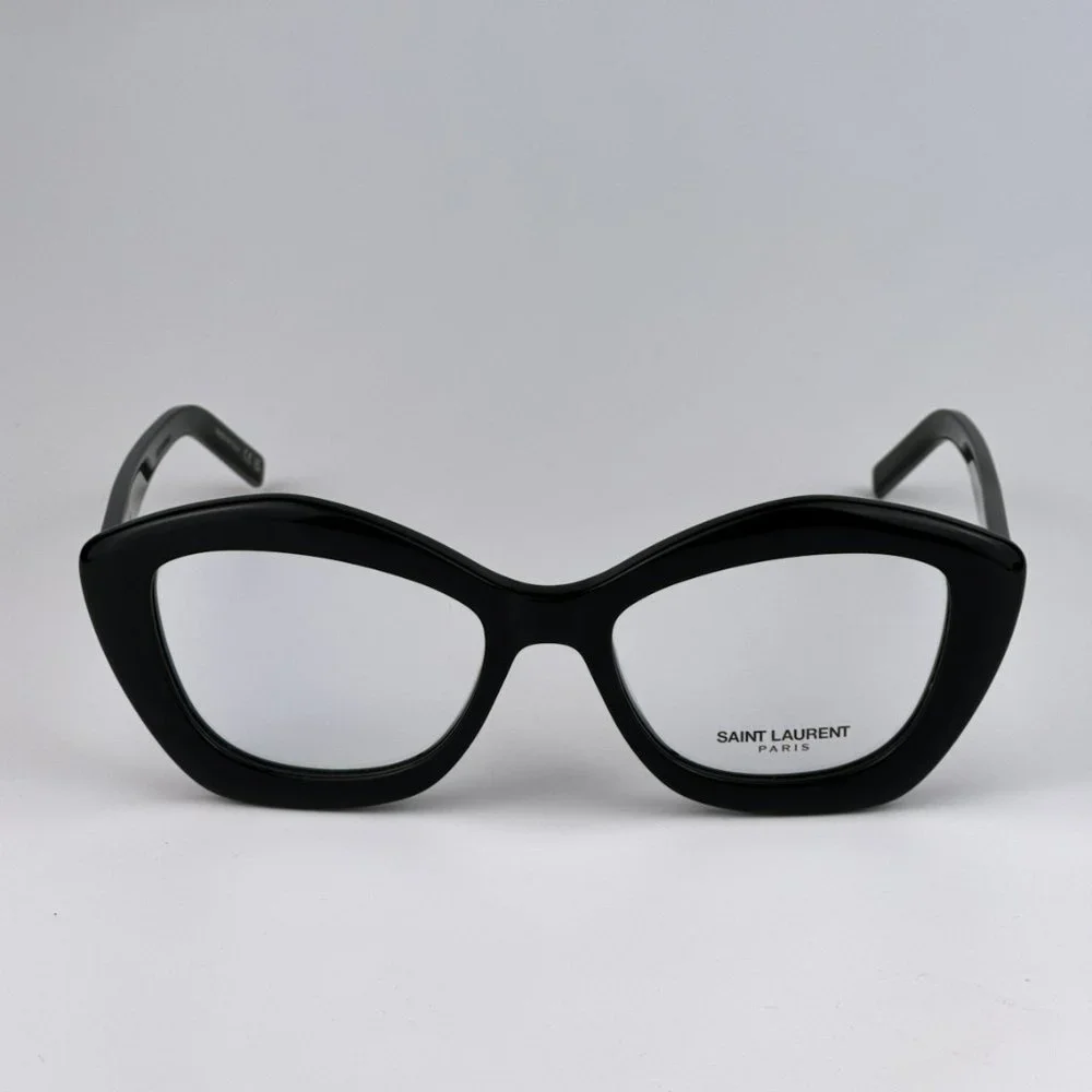 Saint Laurent SL68 OPT 001 BRAND NEW Eyeglasses Black Cat Eye Women